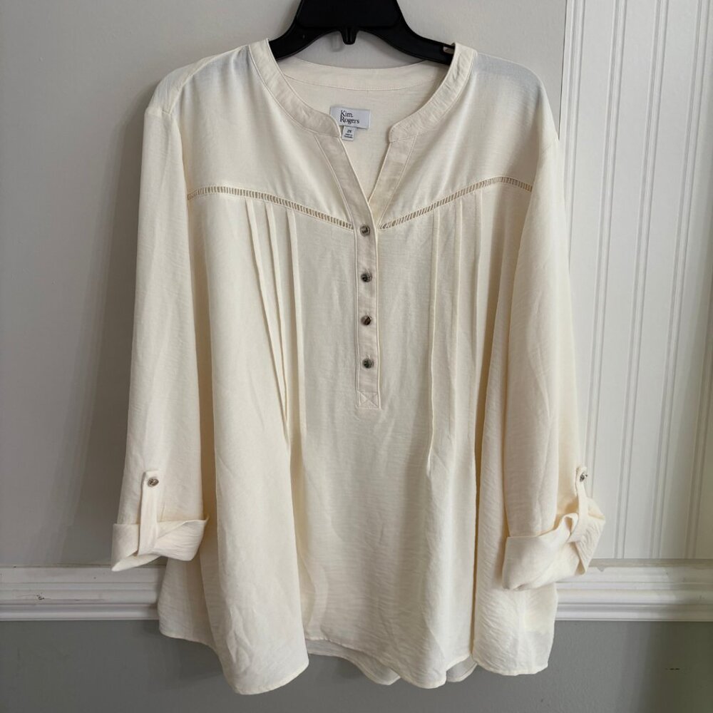 Cream Tunic Top